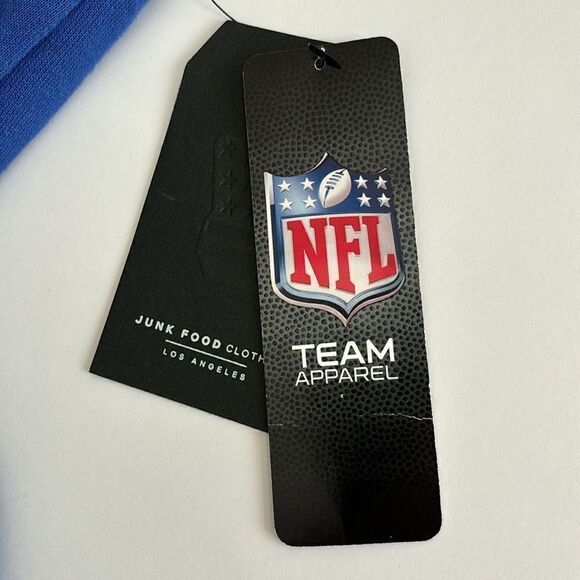 NWT Seattle Seahawks Junk Food Royal Cropped Sweatpants NFL Team Apparel Size L - Picture 11 of 13